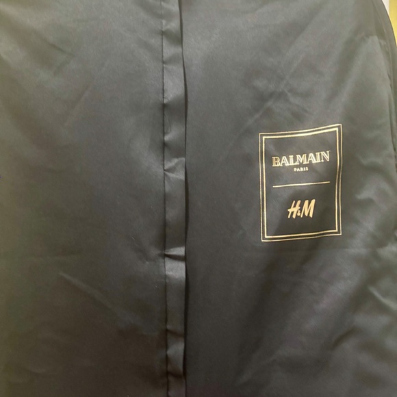 NEW Balmain for H&M Tuxedo long woman jacket size 4 - Picture 5 of 13